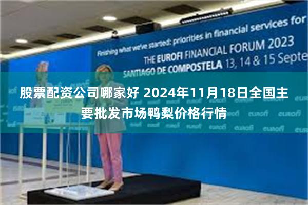 股票配资公司哪家好 2024年11月18日全国主要批发市场鸭梨价格行情